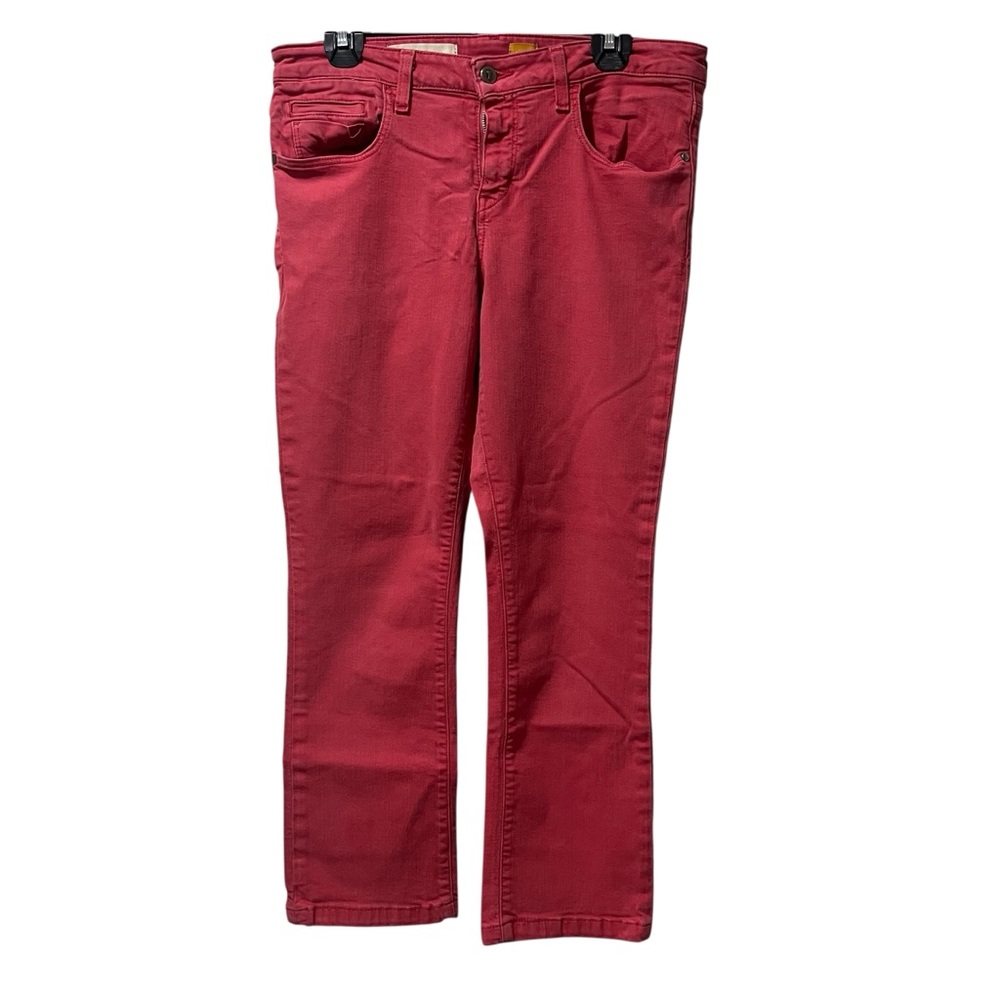 Anthropologie pilcro and the letterpress no 31 pants Waist 34” Red Ankle - Picture 1 of 8